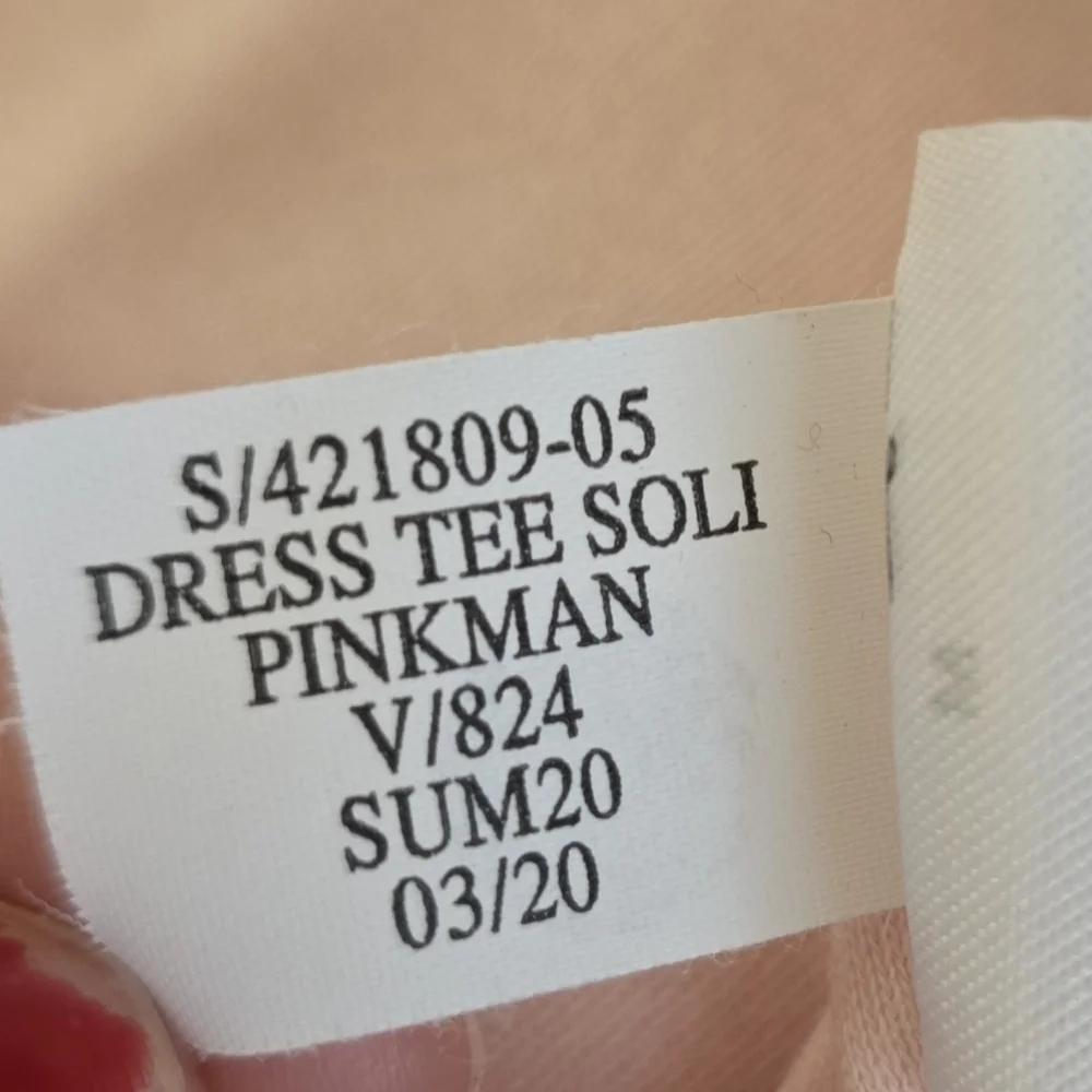 Banana Republic Pink Crew Neck Dress T-Shirt Size Medium